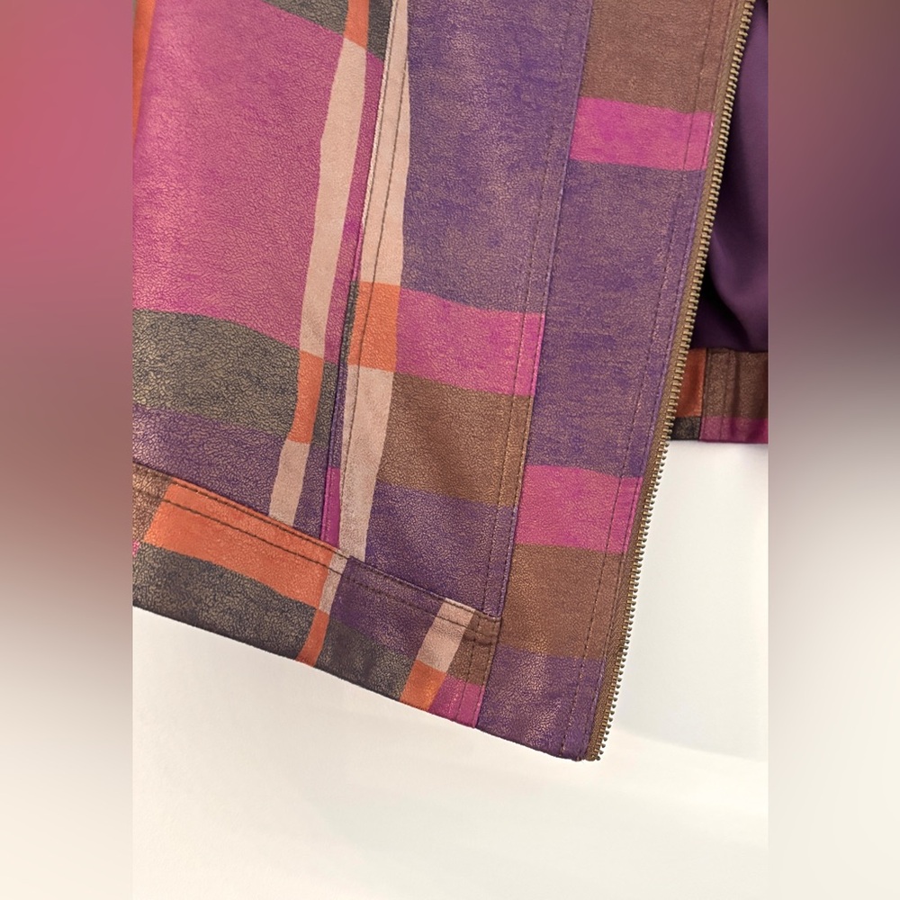 Joseph Ribkoff Multicolor Plaid Jacket - Picture 9 of 15